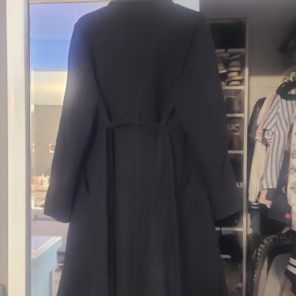 Tie Front Coat - Picture 10 of 10